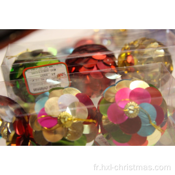 Boules en plastique pour les décorations de Noël